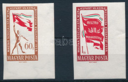 ** 1959 MSZMP VII. Kongresszus ívsarki Vágott Sor (4.500) - Altri & Non Classificati