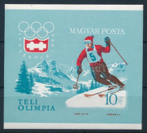 ** 1964 Téli Olimpia (II.) - Innsbruck Vágott Blokk (6.000)) - Altri & Non Classificati