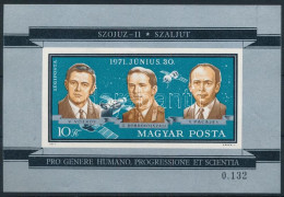 ** 1971 Szojuz 11 - Szaljut Vágott Blokk (3.500) - Otros & Sin Clasificación