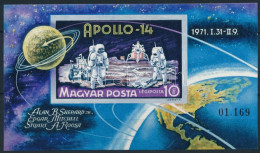 ** 1971 Apollo 14 Vágott Blokk (4.000) - Other & Unclassified