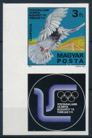 ** 1975 Postagalamb Olimpia Vágott ívszéli Szelvényes Bélyeg (4.000) - Other & Unclassified