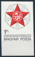** 1978 Kommunisták Magyarországi Pártja (III.) ívszéli Vágott Bélyeg - Sonstige & Ohne Zuordnung