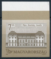 ** 1991 Kastélyok (IV.) ívszéli Vágott Bélyeg (7.000) - Otros & Sin Clasificación