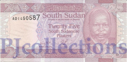 SOUTH SUDAN 25 PIASTRES 2011 PICK 3 UNC RARE - Soudan Du Sud