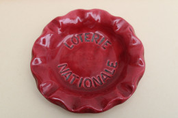 CENDRIER FAIENCE LOTERIE NATIONALE - Aschenbecher