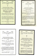 Image , Post Mortem :, 4 Unités , Personnes Du Luxembourg En 1931 Et 1960/64  . - Religion & Esotérisme