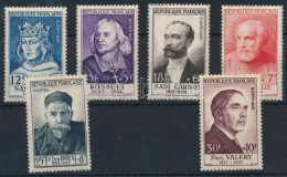 ** Franciaország 1954 Híres Személyek Mi 1015-1020 (Mi EUR 150,-) - Altri & Non Classificati