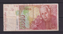 SPAIN - 1992 2000 Pesetas Circulated Banknote - [ 4] 1975-… : Juan Carlos I