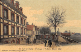 IVRY LA BATAILLE - L'Abbaye De Thélème - Chemin D'Ezy (carte Toilée) - Ivry-la-Bataille