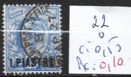 LEVANT BRITANNIQUE 22 Oblitéré Côte 0.50 € - British Levant