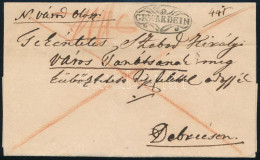 1829 Franco "GR.WARDEIN" - Debrecen - Andere & Zonder Classificatie