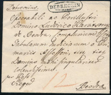 1830 Portós Levél "DEBRECZIN" - Beodra - Sonstige & Ohne Zuordnung