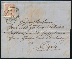 ~1858 10kr Levélen "PRESSBURG" - Pápa - Altri & Non Classificati