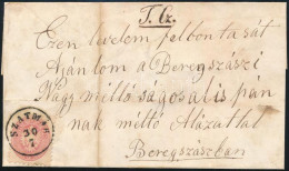 ~1864 5kr Levélen "SZATMÁR" - Sonstige & Ohne Zuordnung