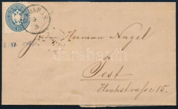 1864 10kr Levélen Tartalommal / On Cover With Content "MADARAS" - Pest - Otros & Sin Clasificación