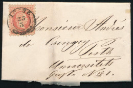 1869 5kr Levélen "LŐCSE" - Pesth - Other & Unclassified