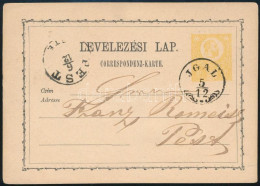 1871 2kr Díjjegyes Levelezőlap "JGAL" - Sonstige & Ohne Zuordnung