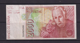 SPAIN - 1992 2000 Pesetas Circulated Banknote - [ 4] 1975-… : Juan Carlos I
