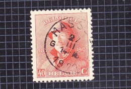 1919 Nr 173 Gestempeld (zonder Gom).Koning Albert I Met Helm.OBP 8 Euro. - 1919-1920 Albert Met Helm