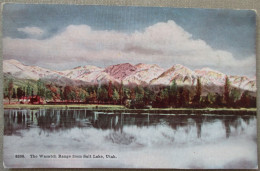 USA FAR WEST UTAH SALT LAKE WASATCH RANGE KARTE CARD POSTCARD CARTE POSTALE POSTKARTE CARTOLINA ANSICHTSKARTE - Long Beach