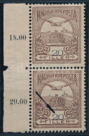 **, * 1913 Turul 20f ívszéli Pár Lefelé Tolódott értékszámmal - Altri & Non Classificati