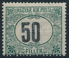 ** 1914 Zöldportó 50f álló Vízjellel, Eltolódott értékszámmal - Otros & Sin Clasificación