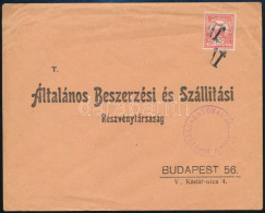 ~1915 Levél Turul 10f Bélyeggel és Szükségbélyegzéssel (állítólag Fehértemplom) / Cover With Auxiliary Postmark - Other & Unclassified