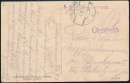 1916 Képeslap "Überprüft" + "K.u.k. Skikurskommando Fieberbrunn " - Budapest - Andere & Zonder Classificatie