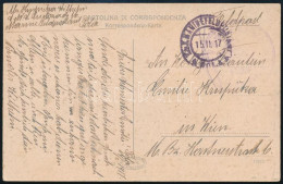 1917 Tábori Posta Képeslap "S.M.S. CUSTOZA" - Sonstige & Ohne Zuordnung