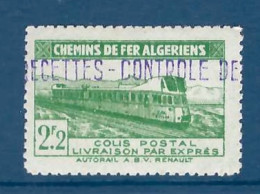 Algérie - Colis Postaux - YT N° 87 * - Neuf Avec Charnière - 1941 1942 - Postpaketten