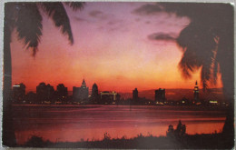 USA CALIFORNIA MIAMI BEACH SUNSET KARTE CARD POSTCARD CARTE POSTALE POSTKARTE CARTOLINA ANSICHTSKARTE - Long Beach