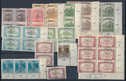 **, * Kolozsvár 1919 15 Db Bélyeg, Közte összefüggések, Mint Azonos Lemezhibával Törés A Körben, Bodor Vizsgálójellel - Sonstige & Ohne Zuordnung