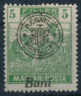 ** Nagyvárad 1919 Magyar Posta 5f A Bani Szó Alulra Került, Bodor Vizsgálójellel - Otros & Sin Clasificación