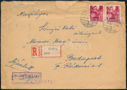 1944 Ajánlott Cenzúrázott Levél "KISILVA" - Budapest - Other & Unclassified