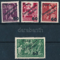 **, * Ungvár 1945 4 Db Bélyeg, Bodor Vizsgálójellel (1 Db Falcos / One Stamp Hinged) - Otros & Sin Clasificación