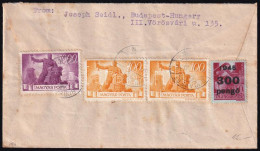 1946 (5. Díjszabás) Ajánlott Levél Dániába 4 Bélyeggel, De Mivel Nem Volt Postaforgalom Dániával, Ezért A Levél Budapest - Sonstige & Ohne Zuordnung