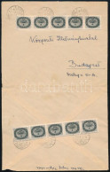 1946 (16. Díjszabás) Levél 2 Db Milliós 4 Millió P ötöscsíkkal Bérmentesítve "ENYING" - Budapest - Other & Unclassified