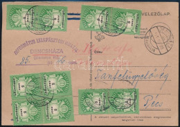 1946 (26. Díjszabás) Levelezőlap 10 X 5ezer Adópengő Bérmentesítéssel / Postcard With 10 X Mi 933 "DENCSHÁZA" - Pécs - Andere & Zonder Classificatie