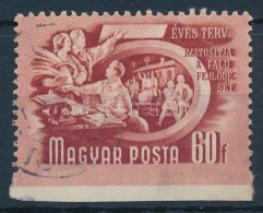 O 1951 Ötéves Terv II. 60f Alul Vágott - Other & Unclassified