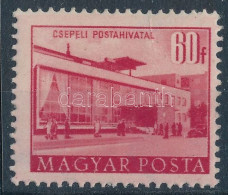 ** 1953 Épületek (II.) Nagy Képméretű 60f Rózsaszín Alapnyomattal - Otros & Sin Clasificación