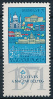 ** 1970 Budapest'71 (II.) 2+1Ft Bélyeg Felső Lépcsősoron Nagy Fehér Folt Lemezhibával (6.000) - Andere & Zonder Classificatie