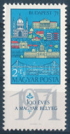 ** 1970 Budapest '71 Kék 2(+1)Ft "a Lépcsősoron Fehér Folt" Lemezhibával (6.000) - Sonstige & Ohne Zuordnung