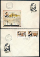 1988 Bélyegnap Vágott Sor és Vágott Blokk 2 Db FDC-n - Autres & Non Classés