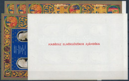 ** 1990 Bibliotheca Corviniana Vágott Emlékív Hátoldalán "MABÉOSZ ELNÖKSÉGÉNEK AJÁNDÉKA" Felirattal + Magyar/német/angol - Otros & Sin Clasificación