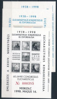 ** 1998 3 Db Különféle Eucharisztikus Kongresszus Emlékív - Otros & Sin Clasificación