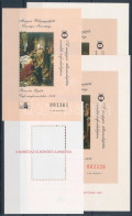 ** 1999/23 Vajk Megkeresztelése 4 Db-os Emlékív Garnitúra (13.800) / Souvenir Sheet Collection Of 4 - Altri & Non Classificati