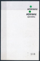 ** 2000 Adtranz Ajándék Karton Emlékív - Other & Unclassified