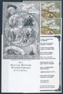 ** 2003/5 Liszt - Wagner 5 Db-os Emlékív Garnitúra, Azonos Sorszámmal (25.000) - Autres & Non Classés