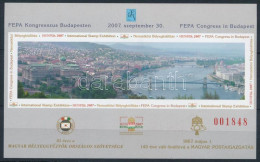 ** 2007 FEPA Kongresszus Budapesten Emlékív Hátoldalán "A BÉLYEGVILÁG ELŐFIZETŐINEK 2007-BEN" Felirattal - Autres & Non Classés