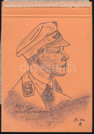 1939-1942 II. Világháborús Német Katonai Témájú Grafikák, 3 Db: Helmut Wick (1915-1940) Luftwaffe Tiszt Portréja; Dornie - Altri & Non Classificati